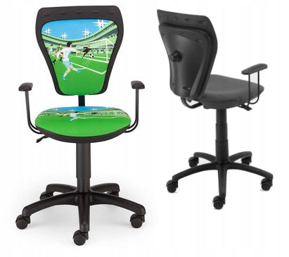 SWIVEL CHAIR FOR DESK MINISTYLE LA-LIGA BLACK