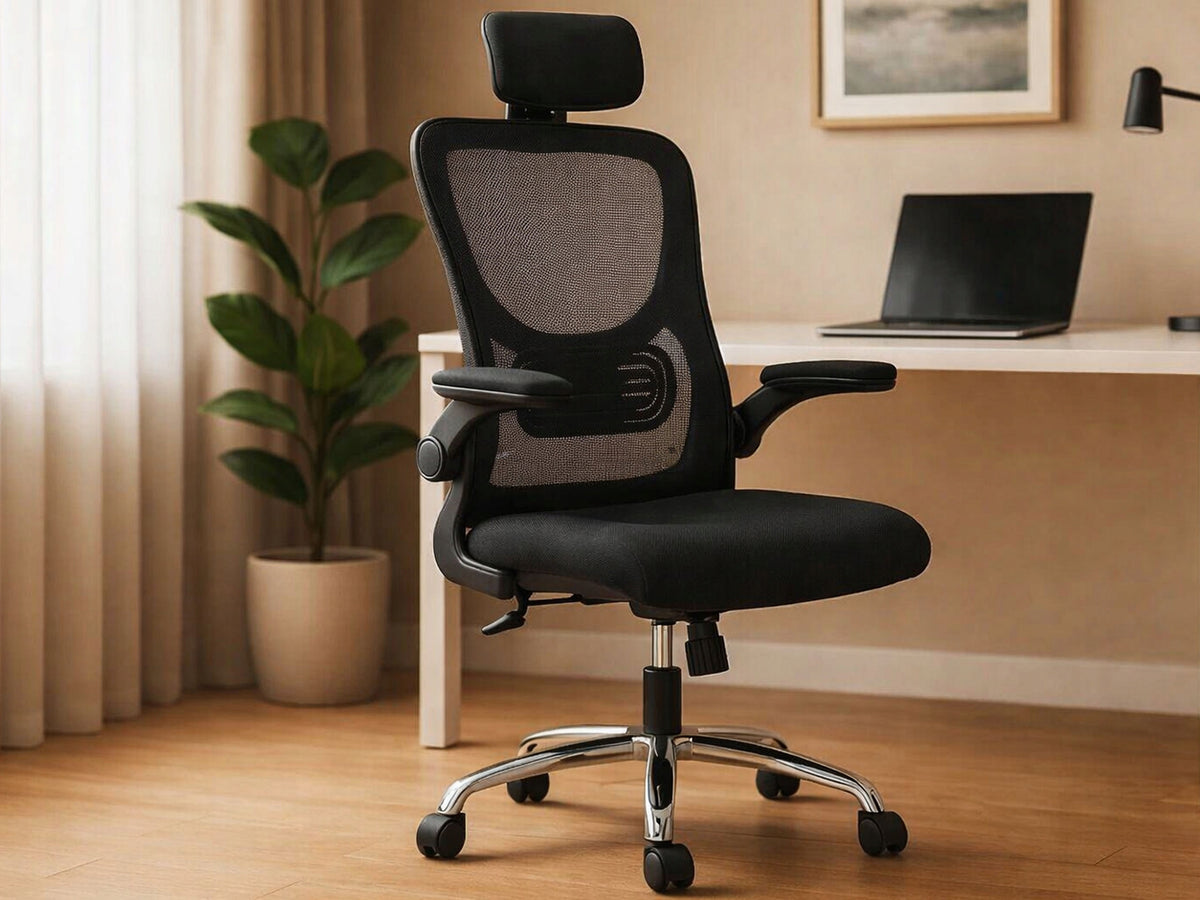 SWIVEL CHAIR GAMING CHAIR FOR OFFICE HEADREST MESH VENTILATION MESH Manufacturer code FIR-025BK