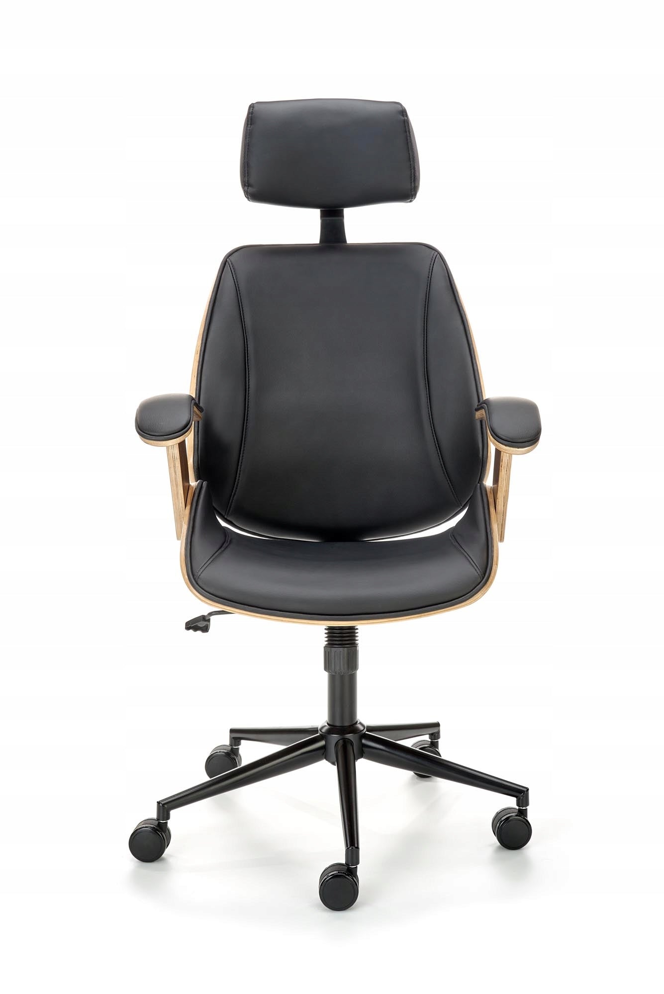 SWIVEL CHAIR IGNAZIO HALMAR WALNUT/ BLACK Manufacturer code V-CH-IGNAZIO-FOT