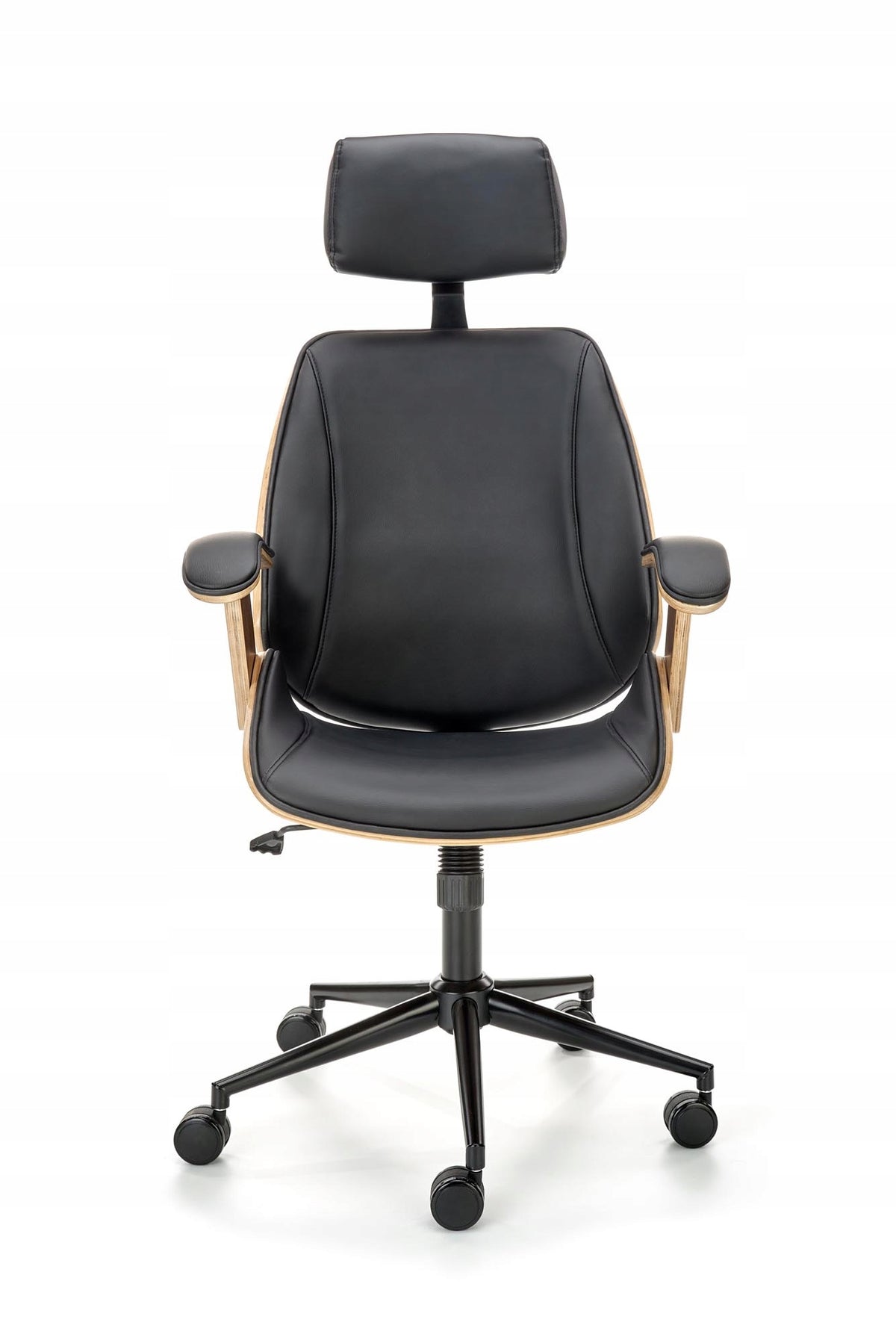 SWIVEL CHAIR IGNAZIO HALMAR WALNUT/ BLACK Manufacturer code V-CH-IGNAZIO-FOT