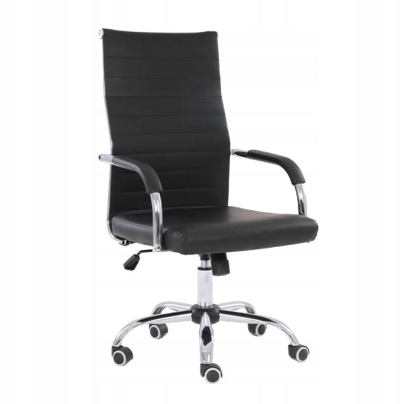 SWIVEL CHAIR LEATHER OFFICE DESK CHAIR