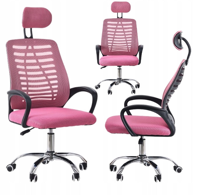 SWIVEL CHAIR OFFICE CHAIR OZI PINK
