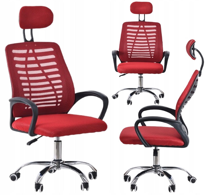 SWIVEL CHAIR OFFICE CHAIR VILO RED Packaging status original