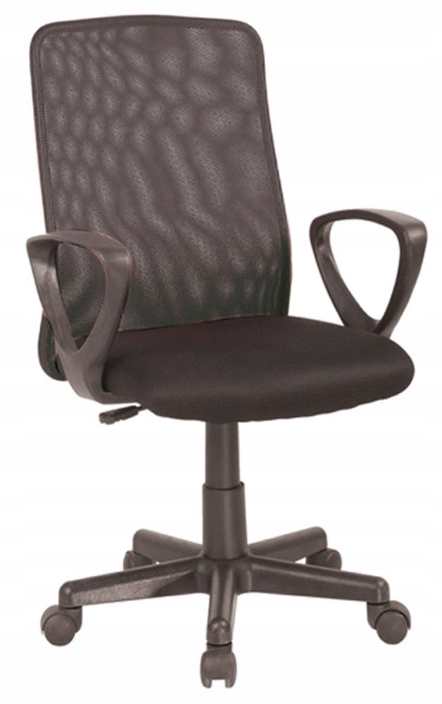 SWIVEL CHAIR Q-083 BLACK SIGNAL