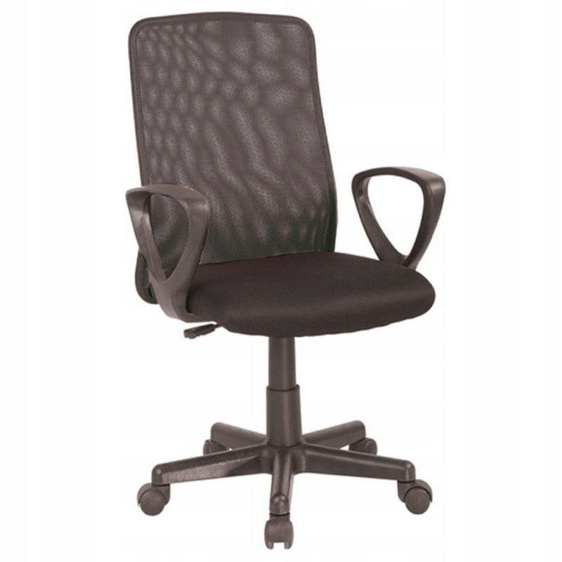 SWIVEL CHAIR Q-083 BLACK mesh/office fabric chair