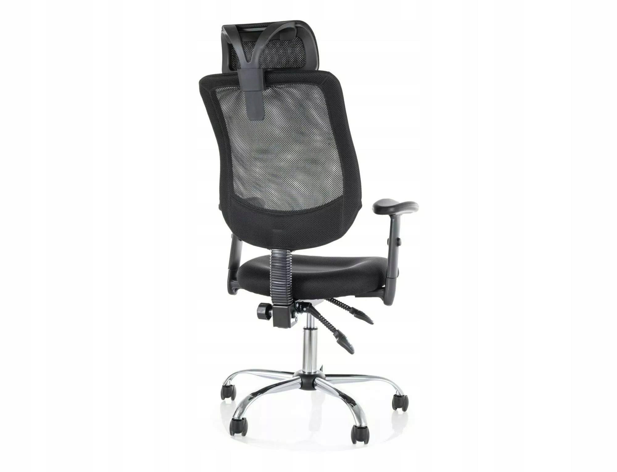 SWIVEL CHAIR Q-118R BLACK Furniture depth 44 cm