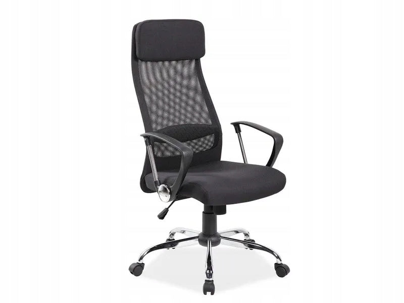 SWIVEL CHAIR Q-345 BLACK