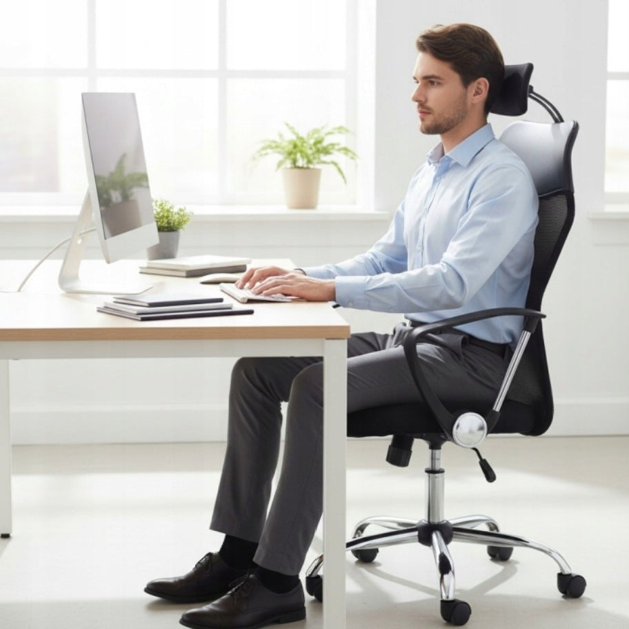 SWIVEL CHAIR REINFORCED OFFICE CONSTRUCTION PREMIUM ERGONOMIC CHAIR Packaging status original