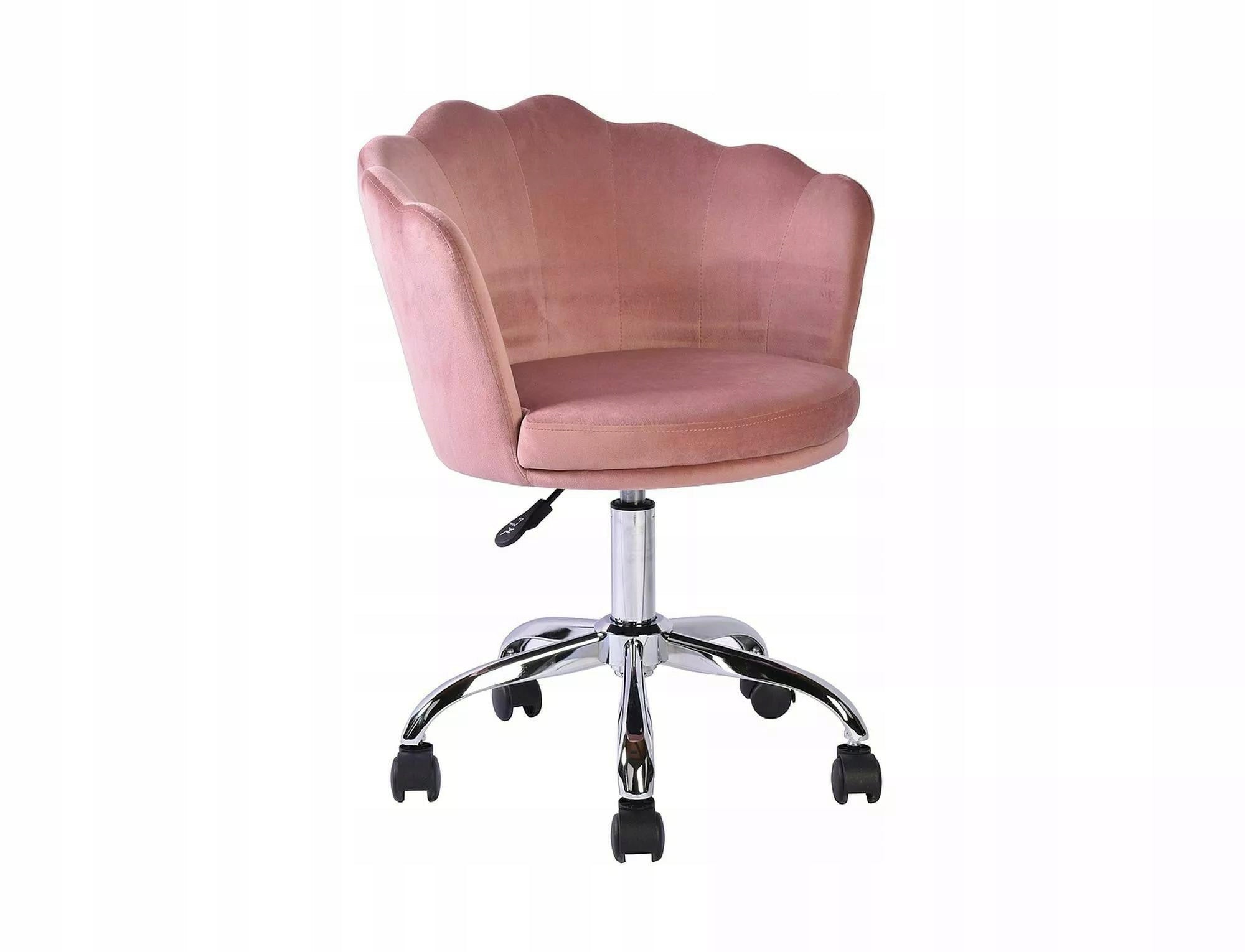 SWIVEL CHAIR ROSE VELVET PINK ANTIQUE BLUVEL 52 Brand Signal