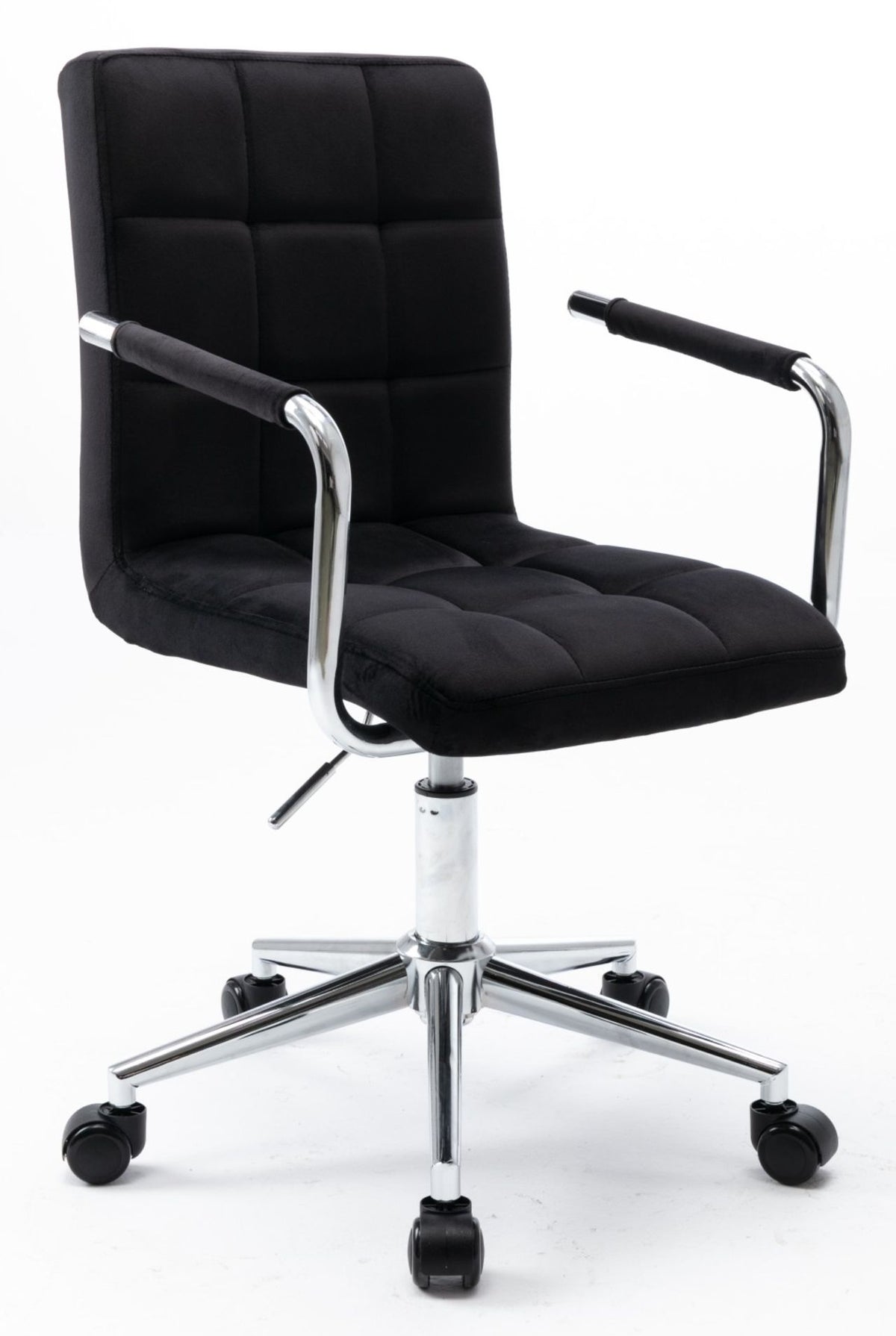 SWIVEL CHAIR YOUTH VELVET BLACK N-15