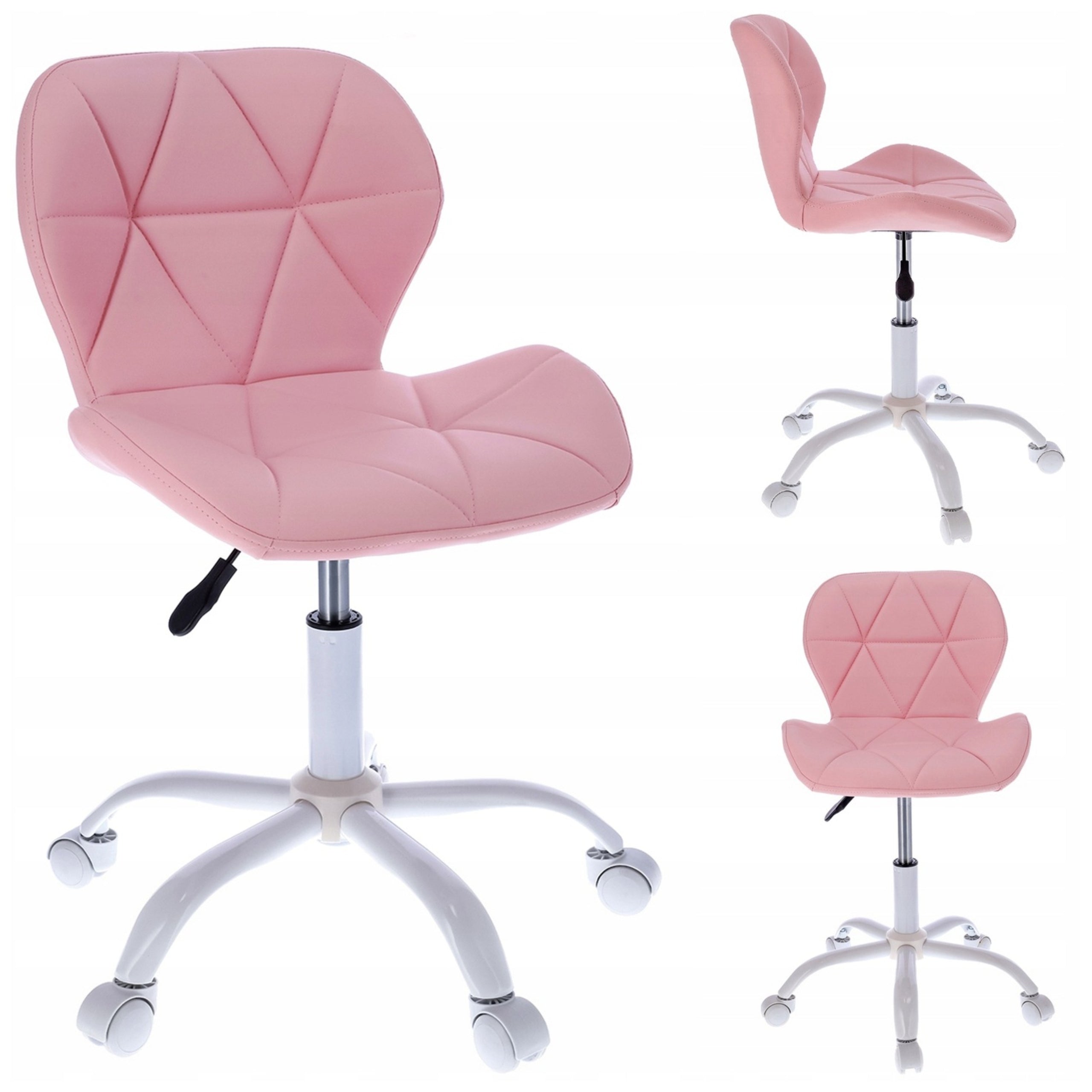 SWIVEL CHAIR on wheels OFFICE CHAIR for living room desk ENDO Faux Leather
