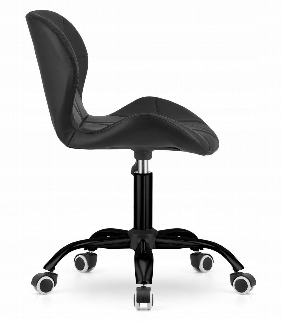 SWIVEL Chair Upholstered Office Desk Chair BLACK LOFT Packaging status original