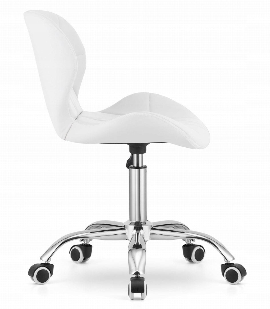 SWIVEL Chair Upholstered Office Desk Chair WHITE LOFT Packaging status original