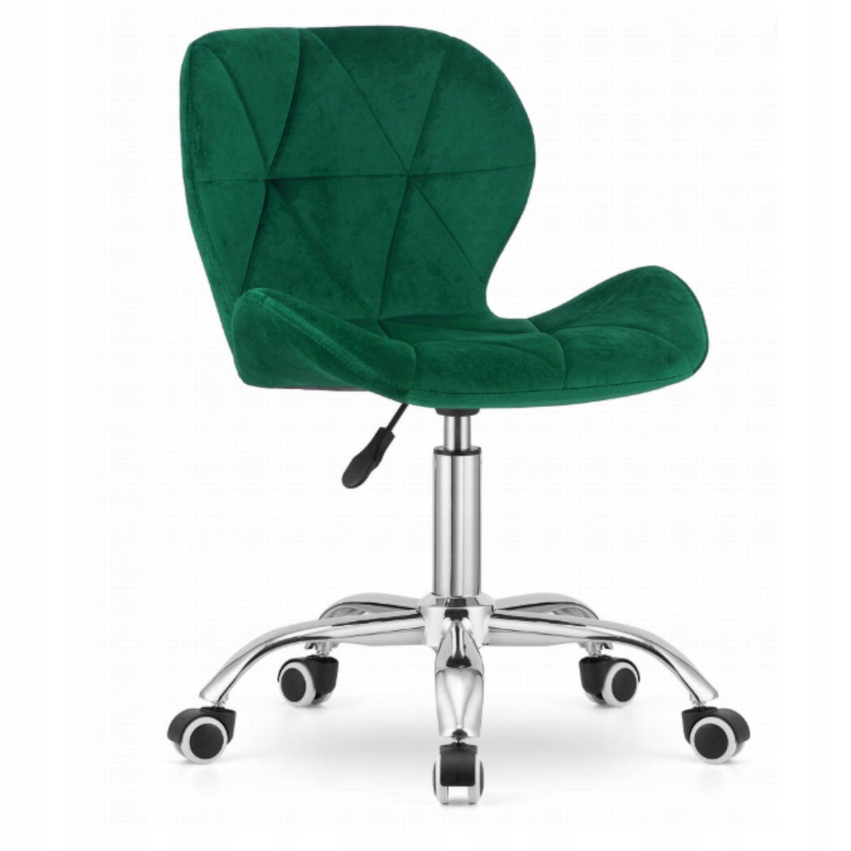 SWIVEL Chair Upholstered Velour Office Desk Green LOFT Packaging status original