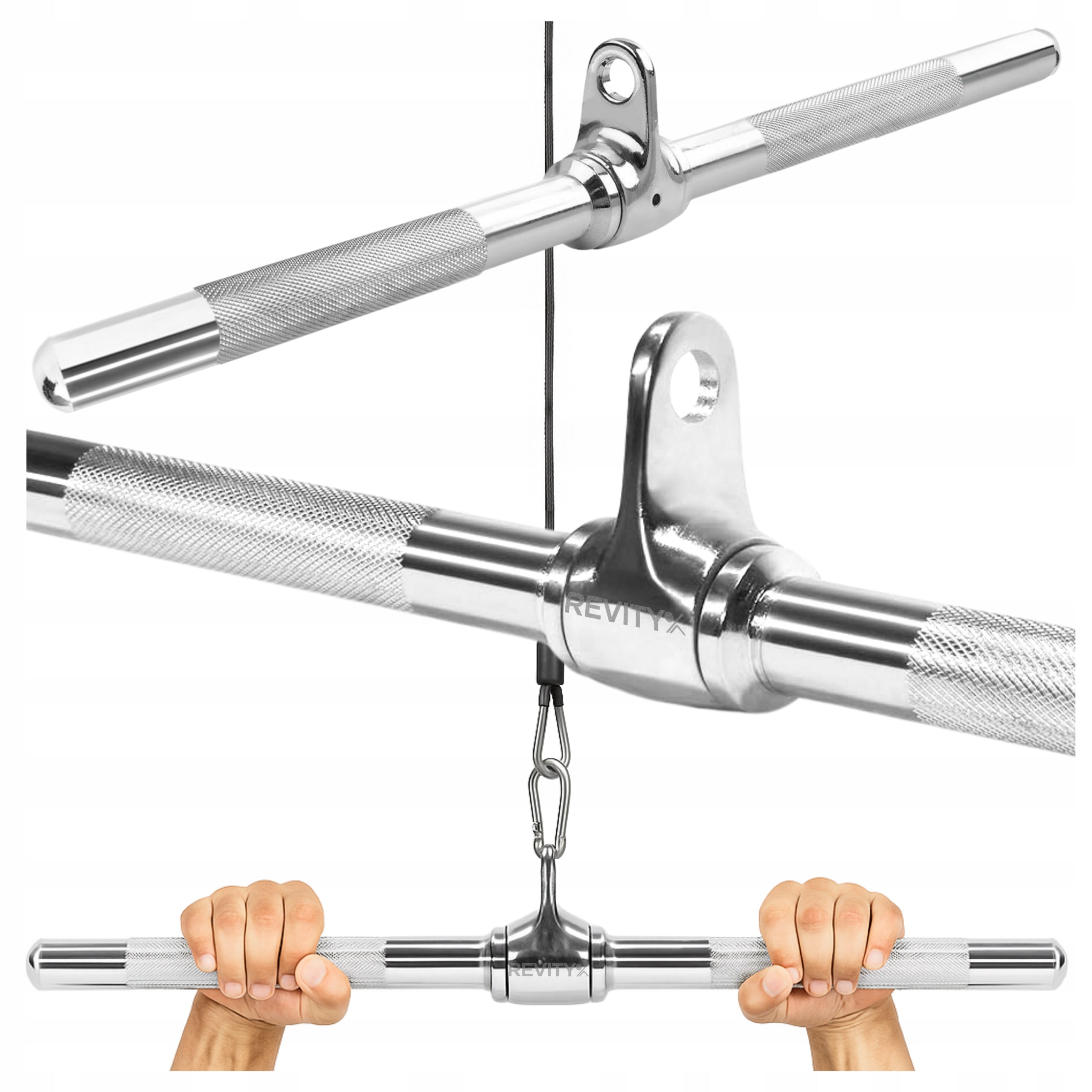 SWIVEL HOLDER FOR ATLAS LIFT STRAIGHT BAR 51cm GRIFFIN FOR BICEPS TRICEPS
