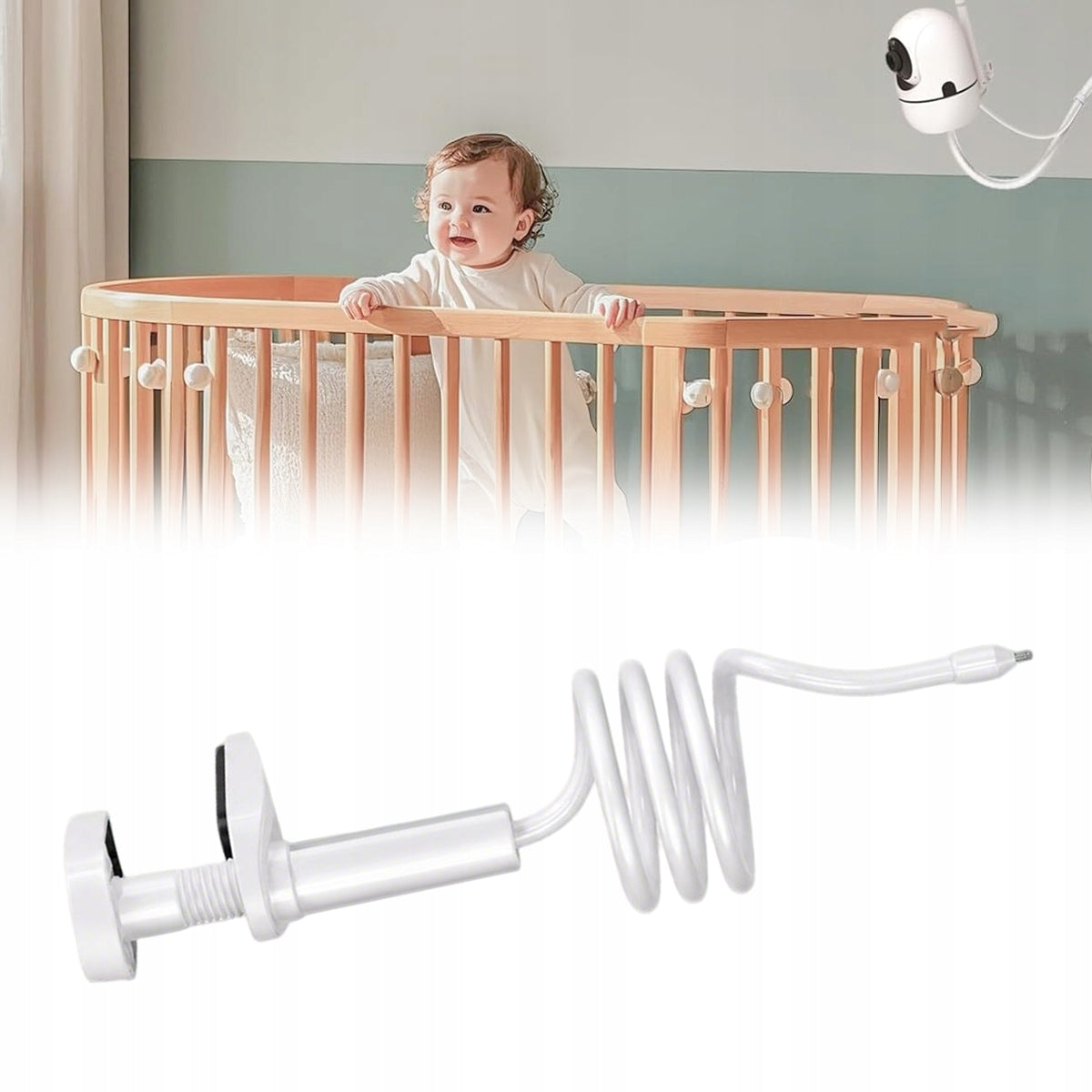 SWIVEL HOLDER FOR BABY MONITOR 80cm Baby Camera Stand