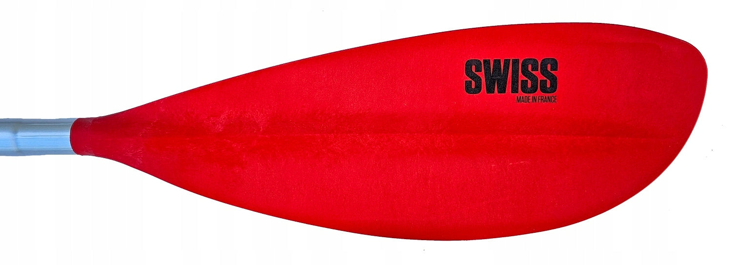 SWIVEL KAYAK PADDLE FOR KAYAK 225 CM MADE IN FRANCE EGALIS Color red