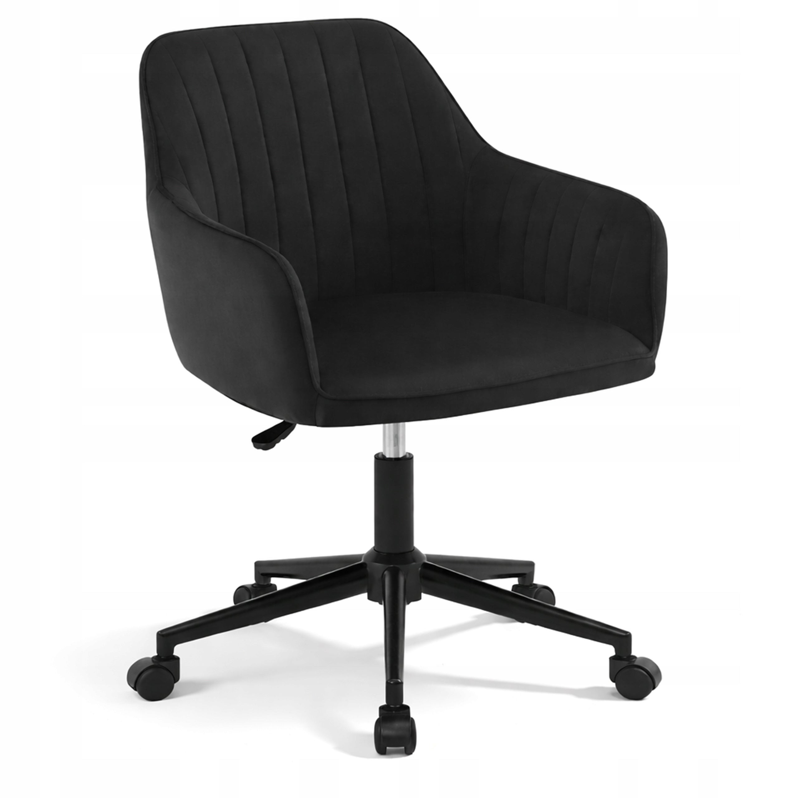 SWIVEL OFFICE CHAIR ADJUSTABLE OFFICE CHAIR KTB203 MARIA III BLACK