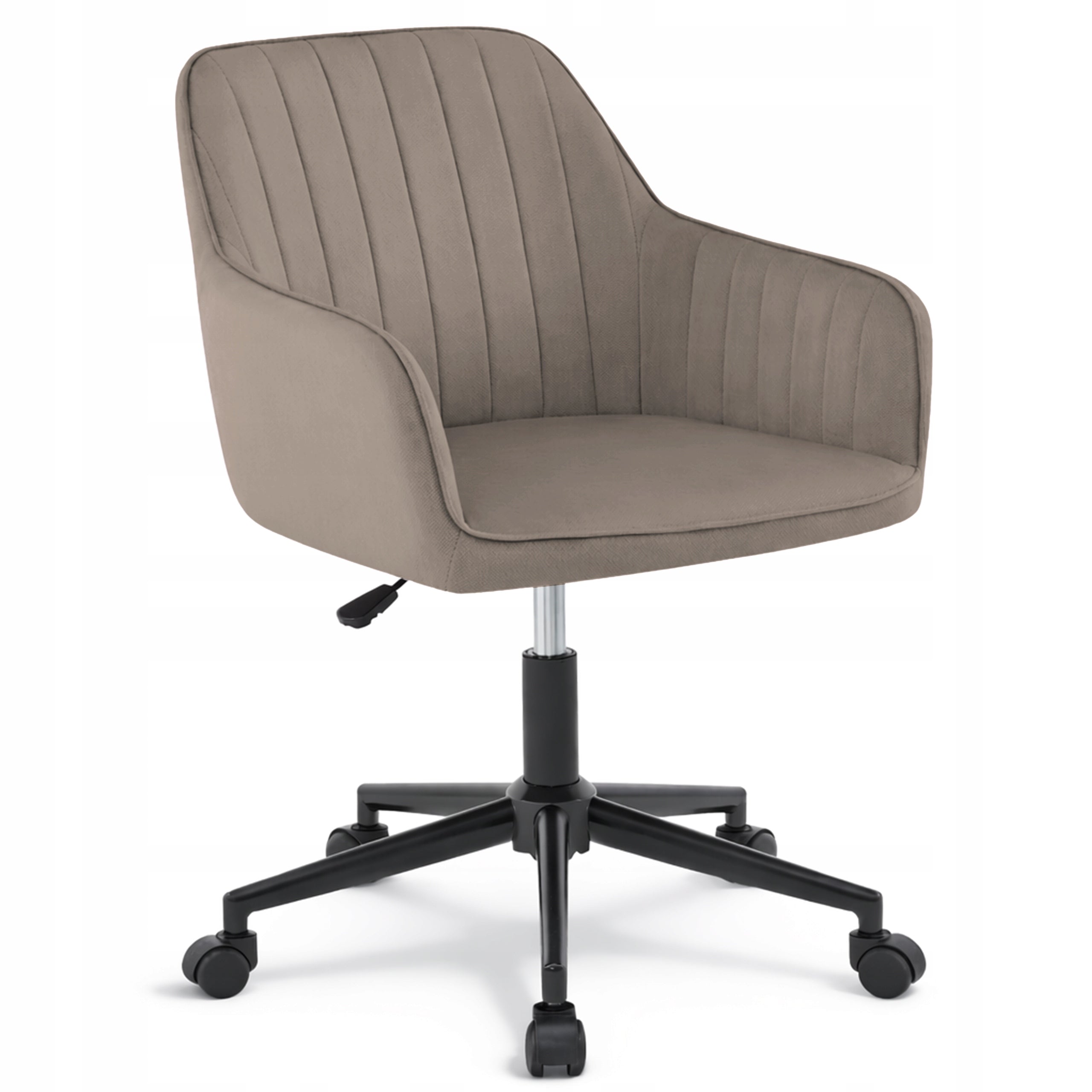 SWIVEL OFFICE CHAIR ADJUSTABLE OFFICE CHAIR KTB203 MARIA III TAUPE
