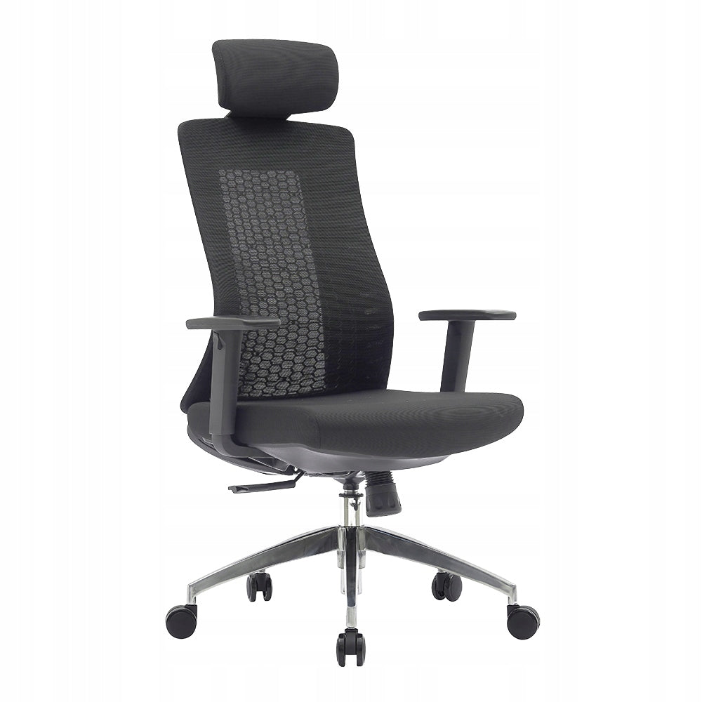 SWIVEL OFFICE CHAIR COMFORTABLE - ERGONOMIC - OFFICE CHAIR BLACK