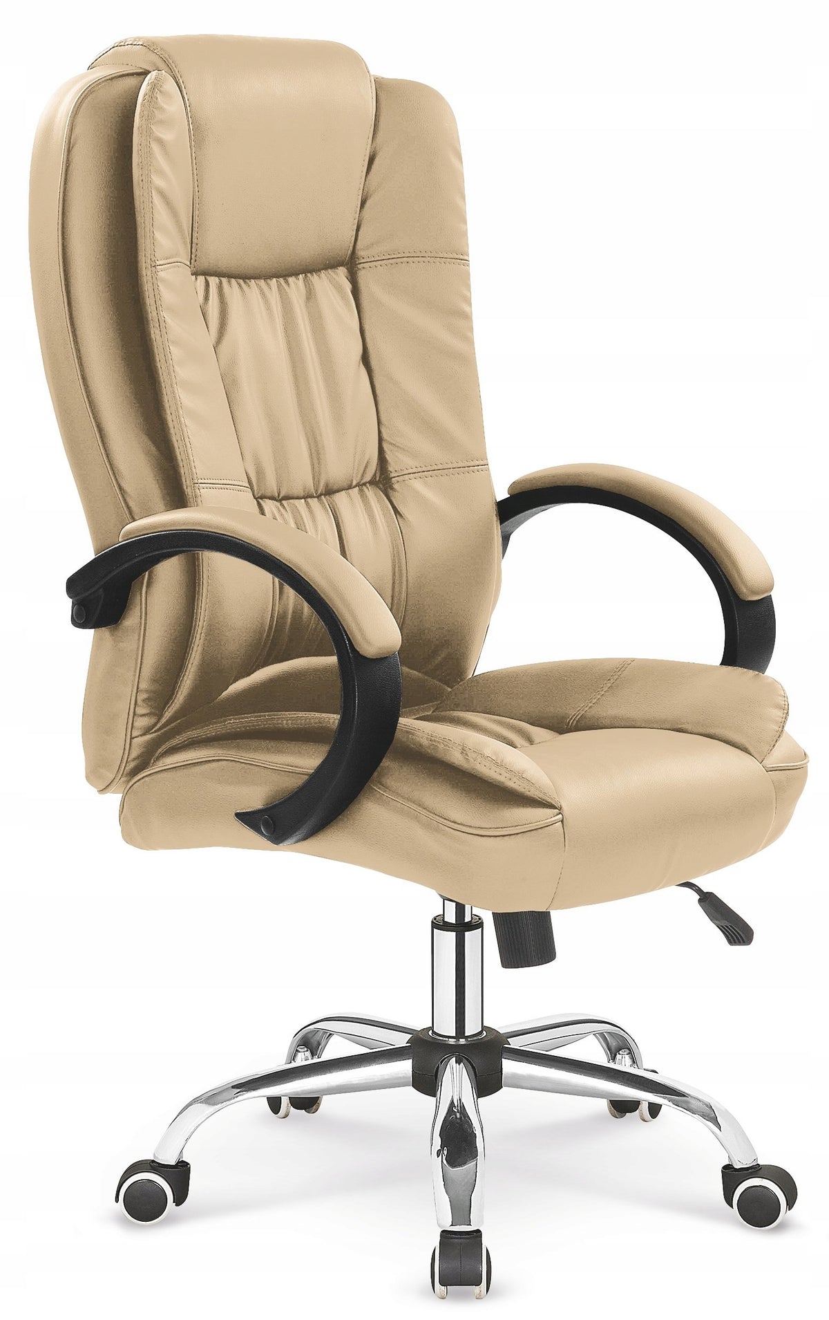 SWIVEL OFFICE CHAIR RELAX BEIGE CREAM HALMAR