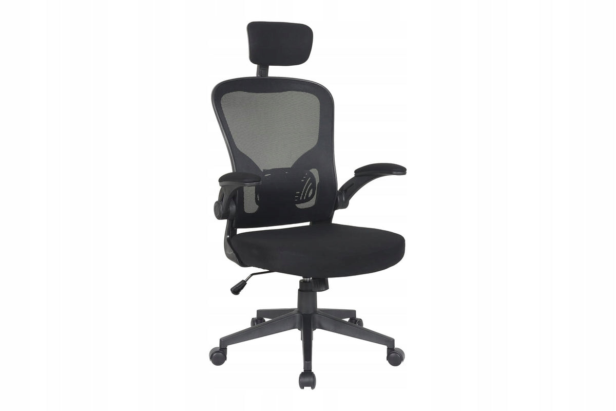 SWIVEL SEAT ADJUSTABLE MESH SEAT FOR ROOM Q-060 BLACK SIGNAL