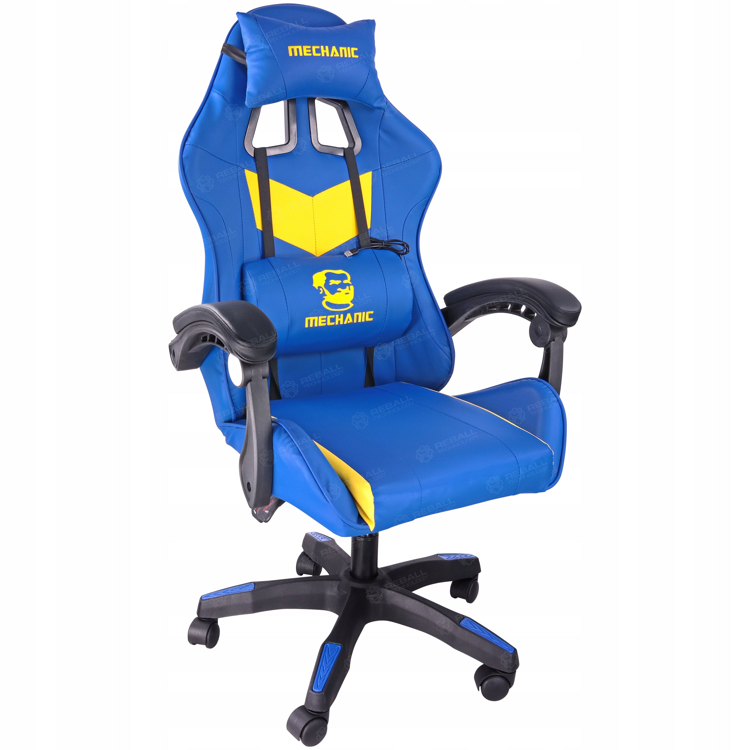 SWIVEL SERVICE CHAIR MECHANIC MASTER RODEO OFFICE LUMBAR MASSAGE