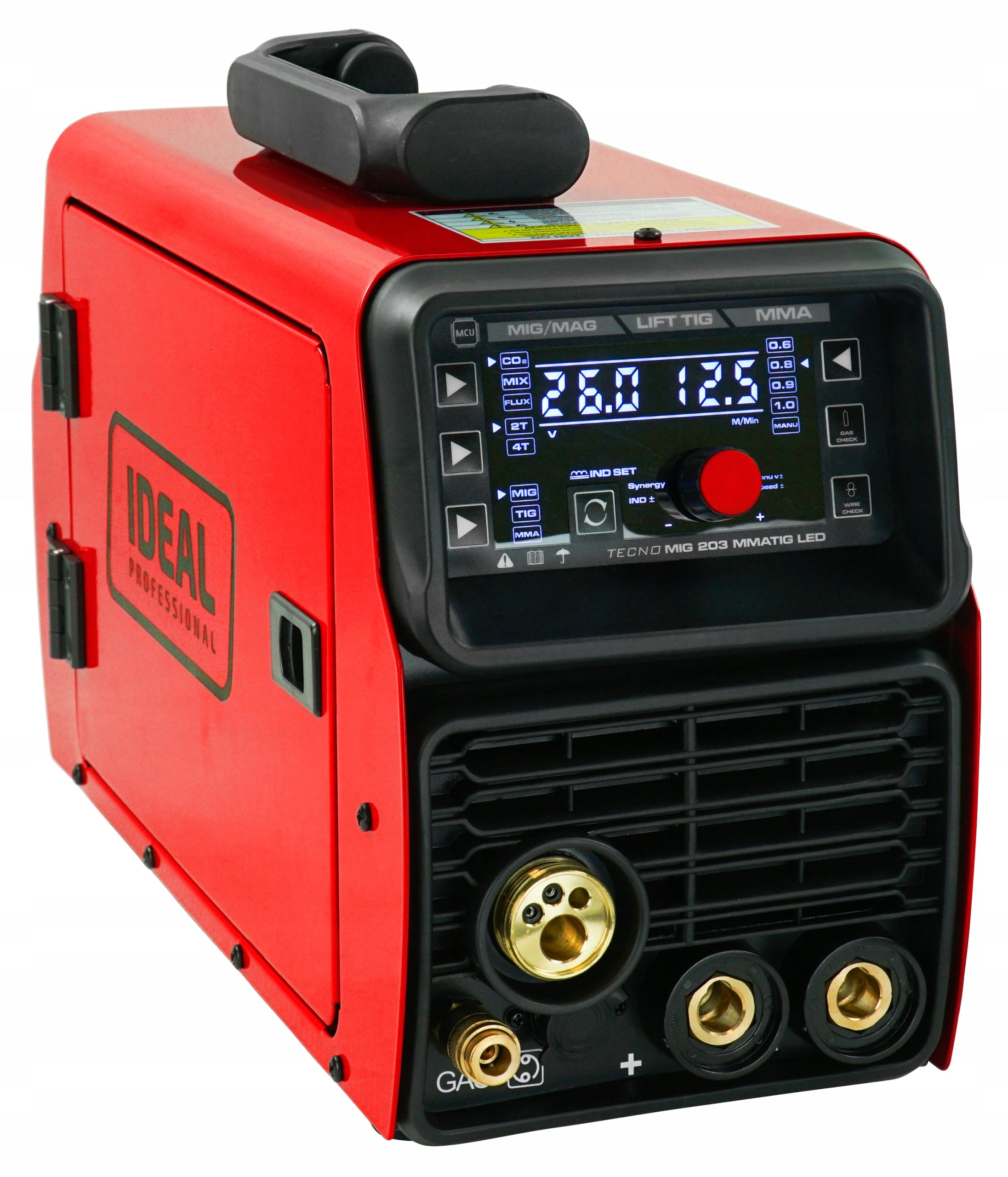 SYNERGIC welding machine migomat 200A CuSi3 MIG MAG MMA TIG 2T 4T TECNOMIG 203 EAN (GTIN) 5904624037648