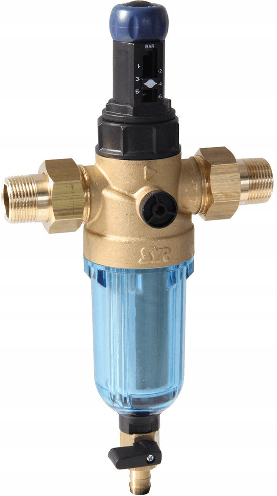 SYR reducer, pressure regulator with filter RATIO Start DFR DN25 1'