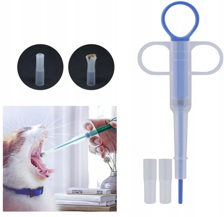 SYRINGE APPLICATOR FOR ADMINISTERING TABLETS TO CATS DOGS DISPENSER Brand no brand
