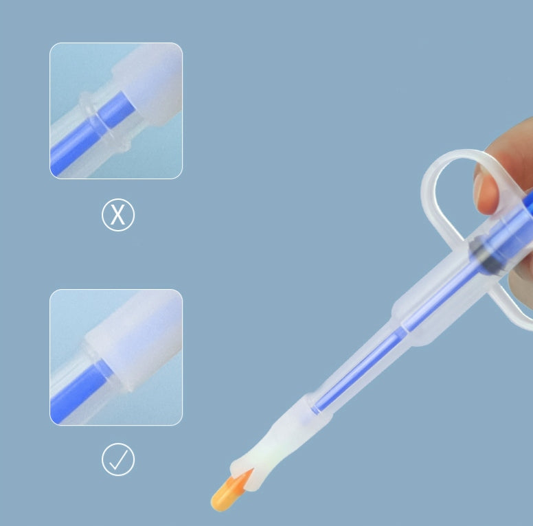 SYRINGE APPLICATOR FOR ADMINISTERING TABLETS TO CATS DOGS DISPENSER Trade name STRZYKAWKA APLIKATOR DO PODAWANIA LEKÓW TABLETEK DOZOWNIK