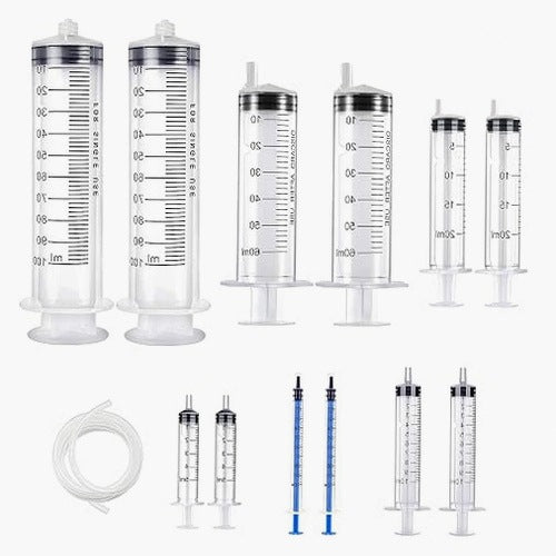 SYRINGES SET OF 12 PCS 1 100 ML STERILE WITHOUT NEEDLE FOR HOME GIFT