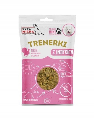 SYTA MICHA Dog Turkey Trainers 80g Packaging status original
