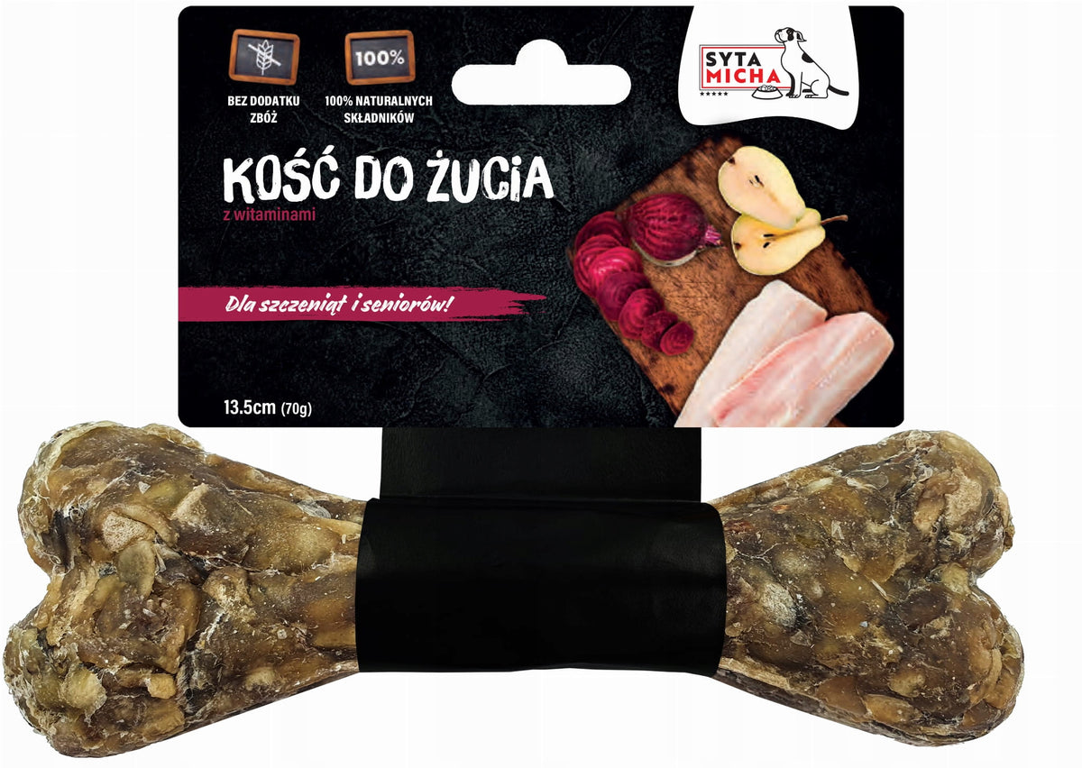 SYTA MICHA chewing bone with vitamins FOR PUPPIES AND SENIORS 70g