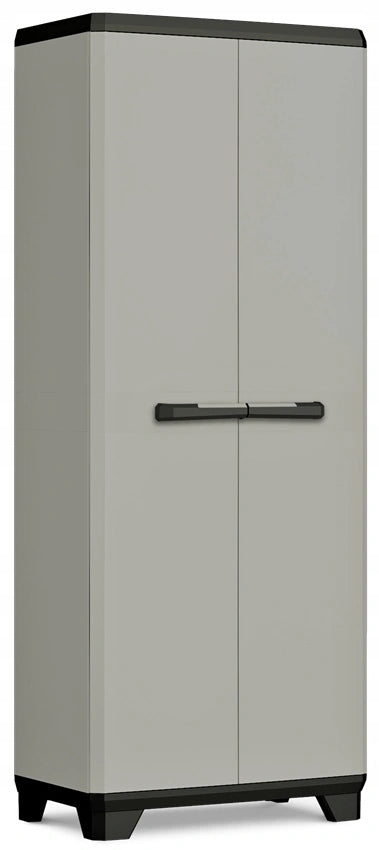 Schrank mit Regalen Planet Keter, grau/schwarz 