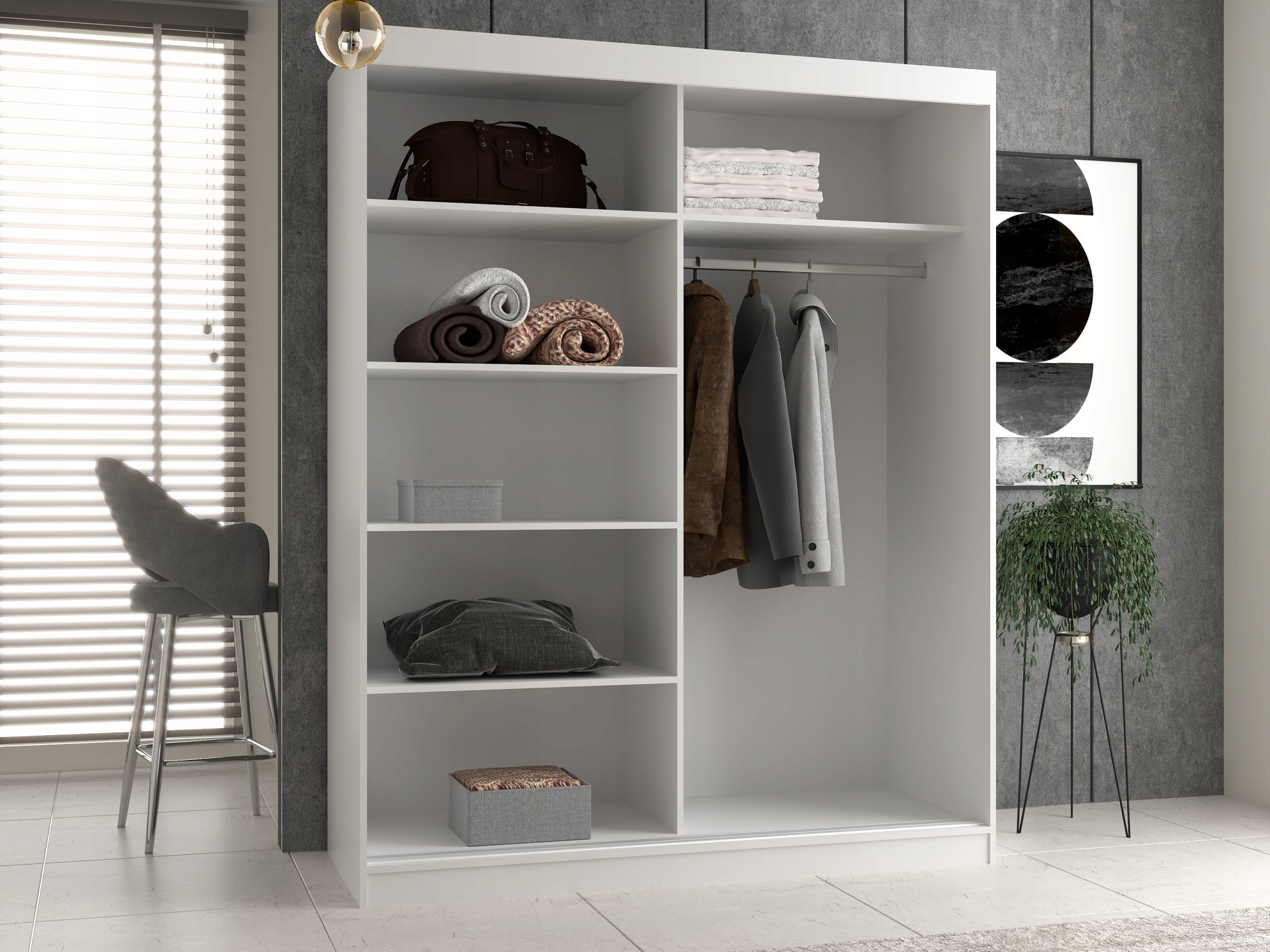 Schrank IGA 160, braun 