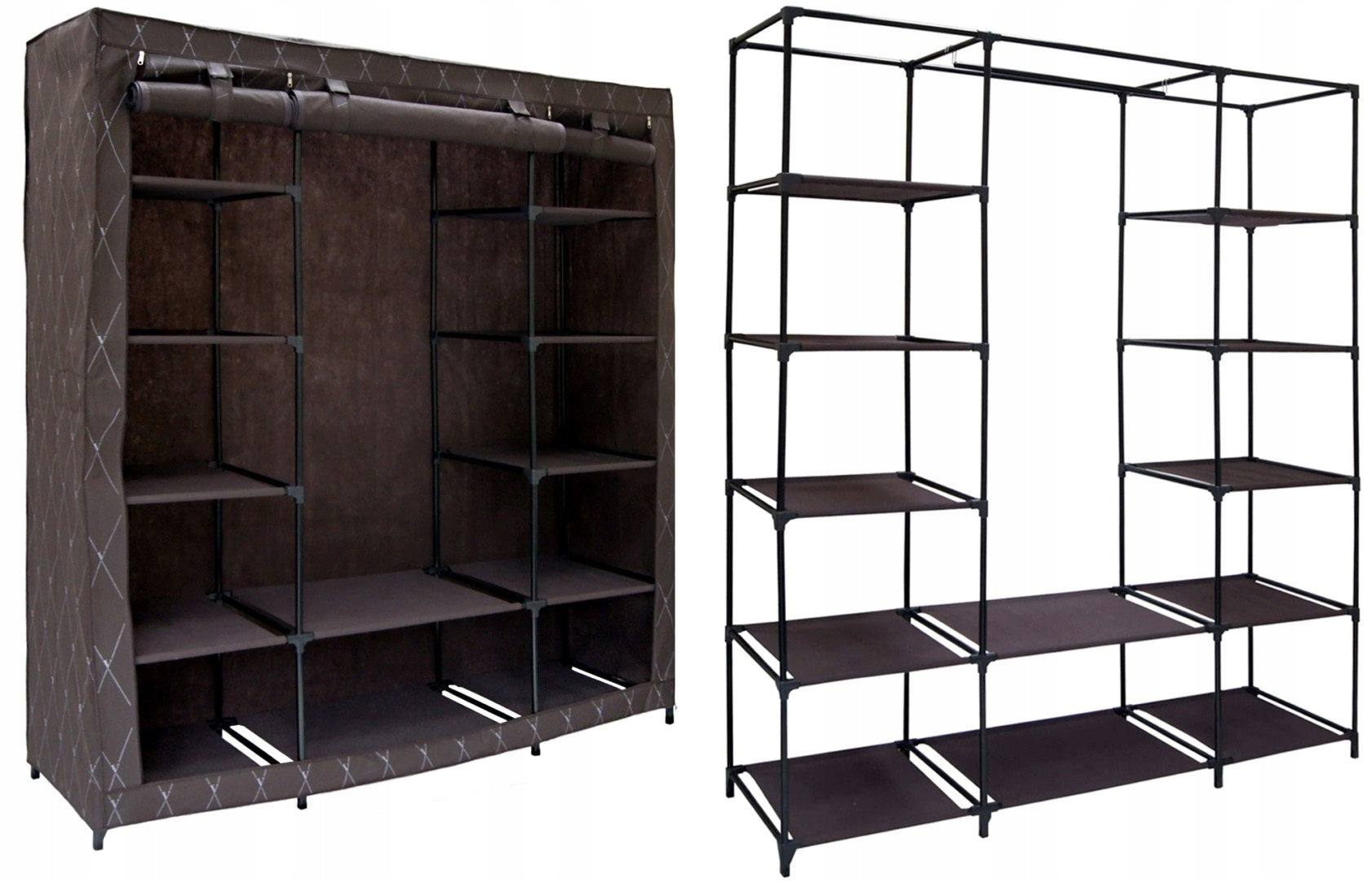Textilgarderobe Vitto Kaja Maxi, braun 