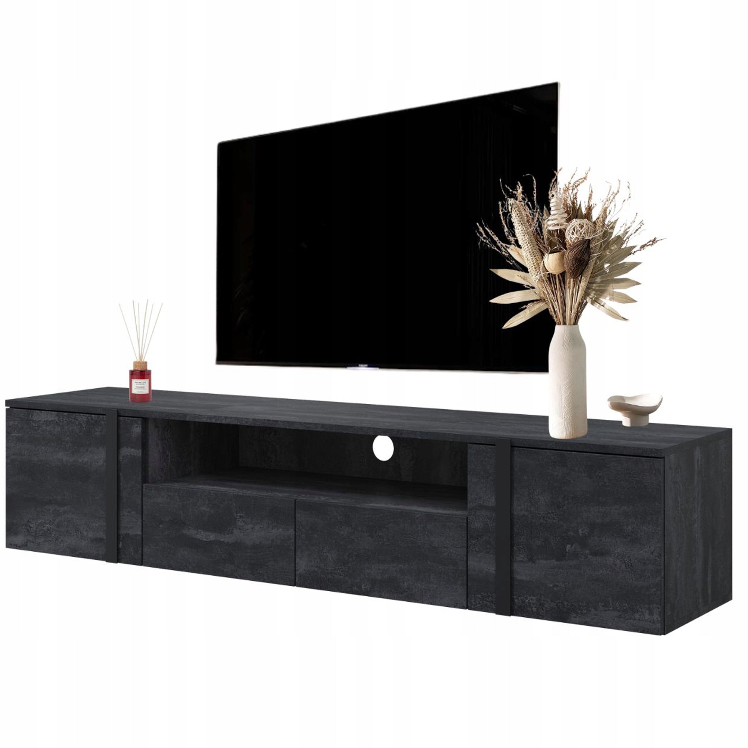 TV-Ständer Bogart Verica 200, schwarz 