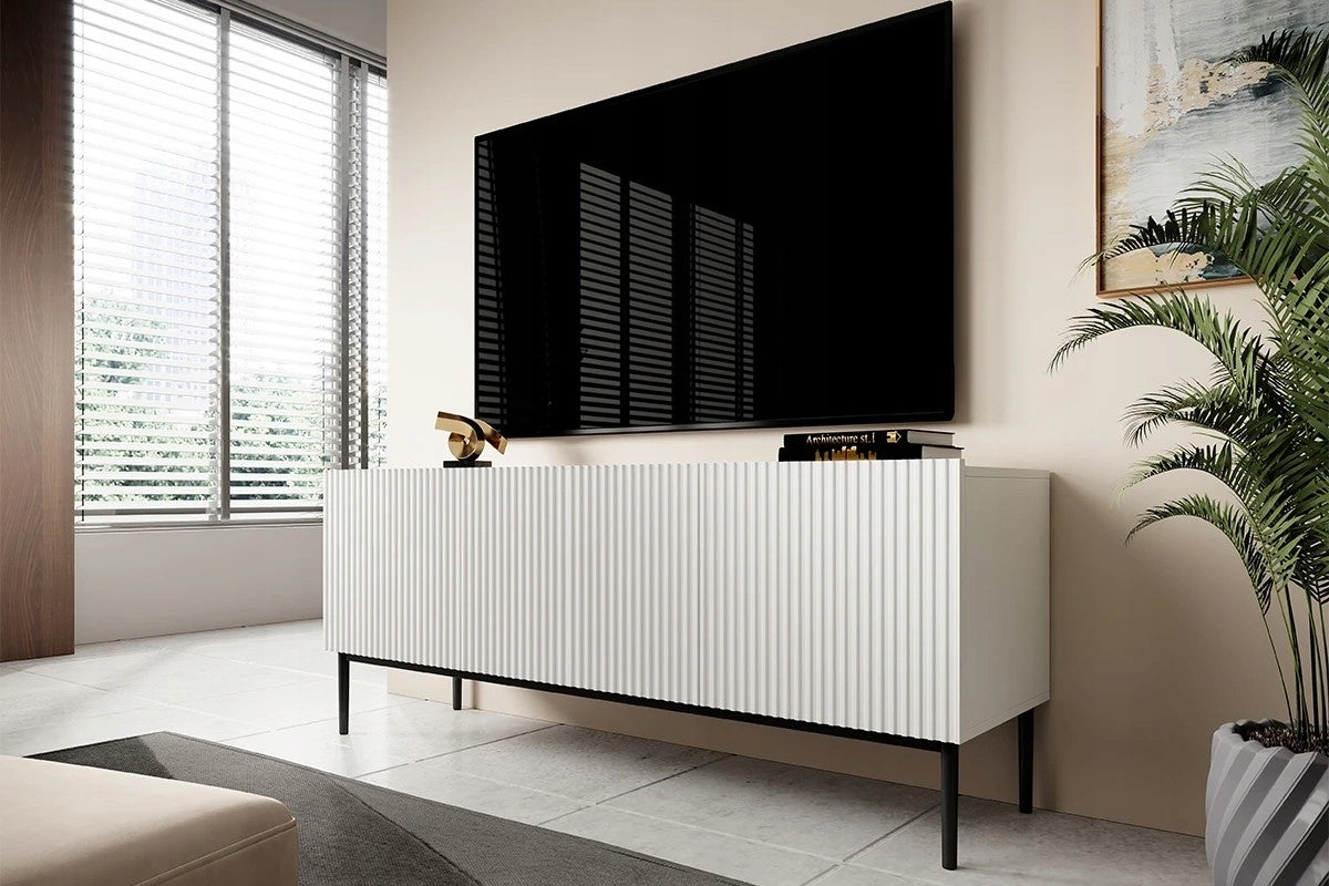 TV-Tisch Bogart Nicole 150, weiß 
