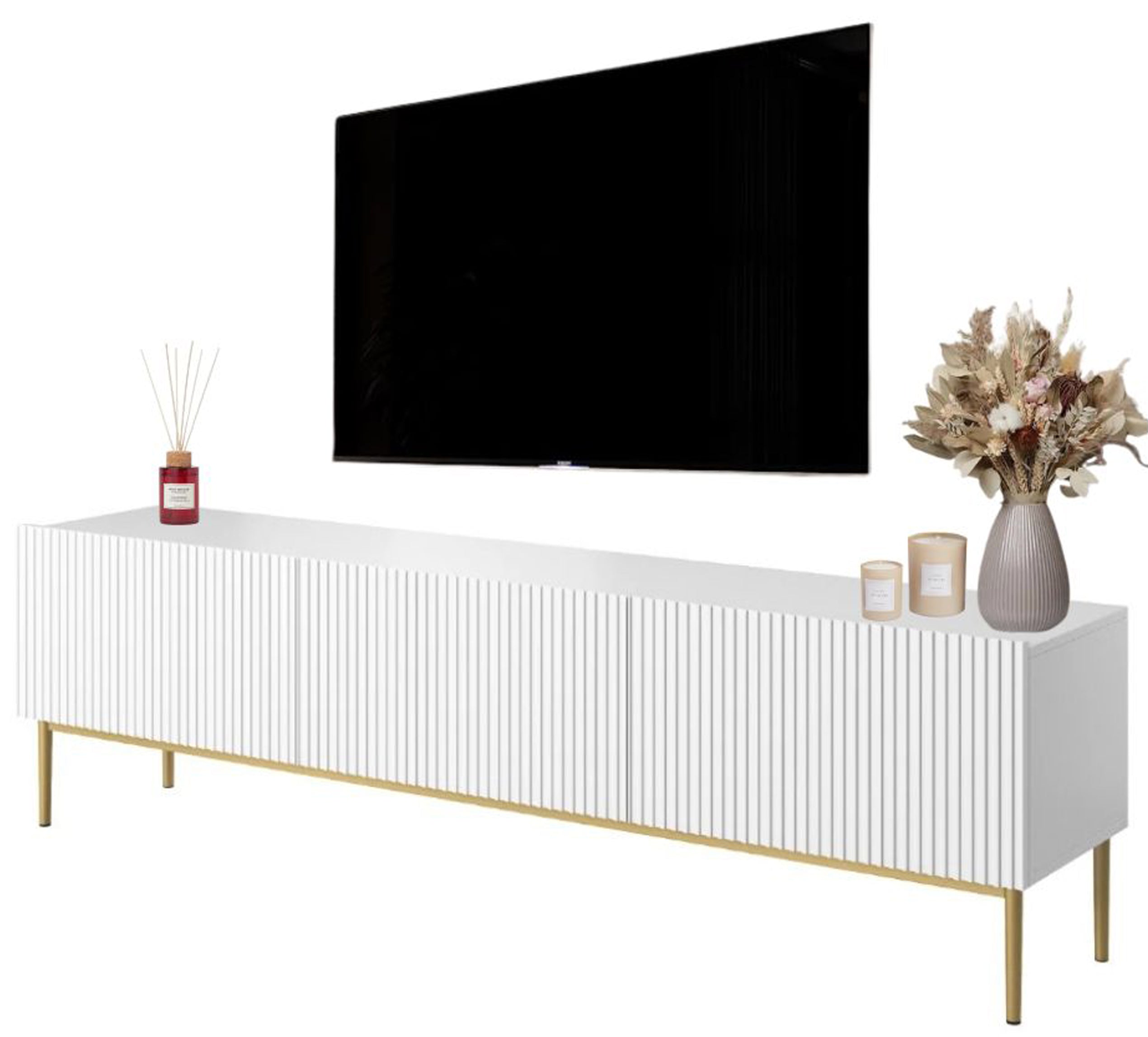 TV-Ständer Bogart Nicole 200, weiß 
