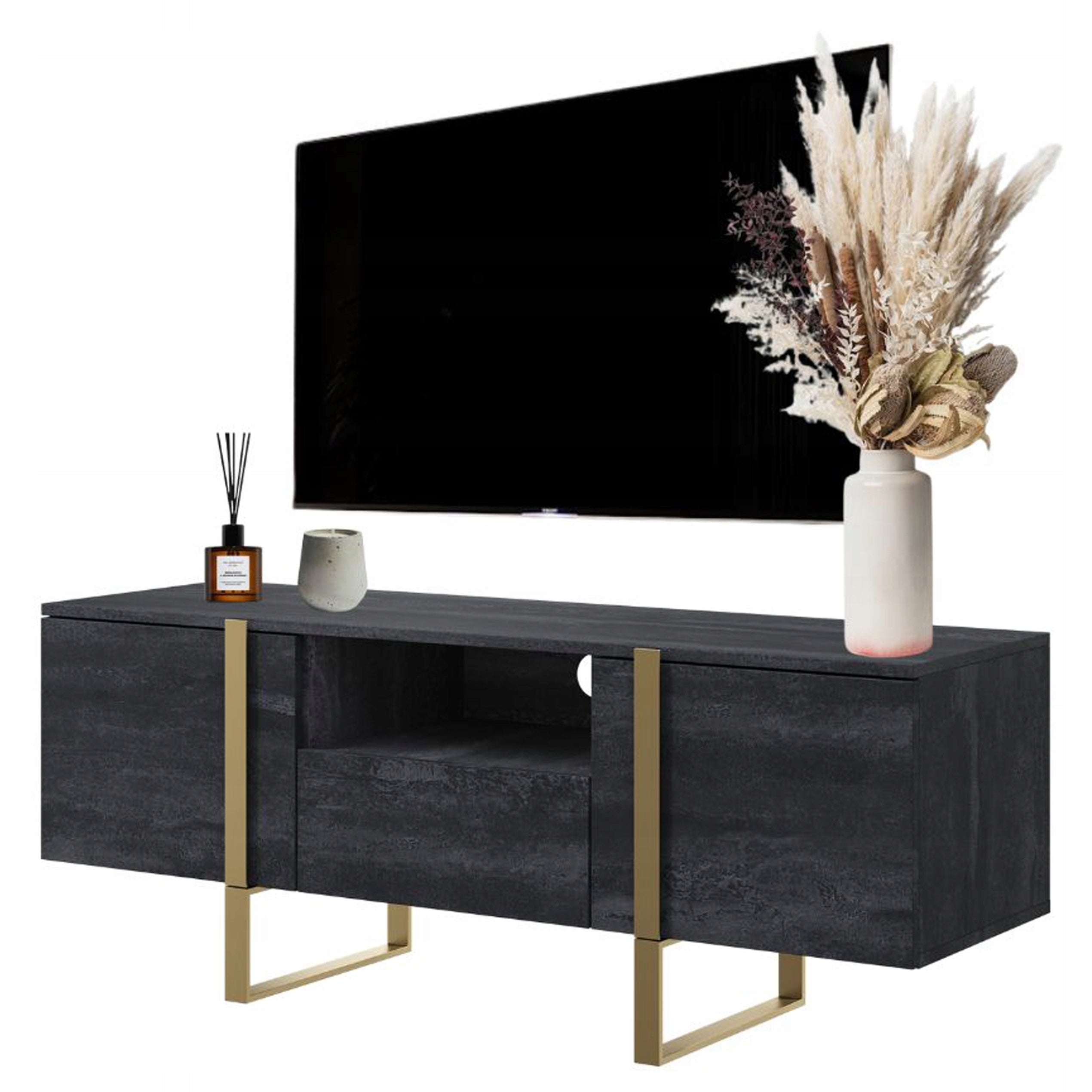 TV-Ständer Bogart Verica 150, schwarz 