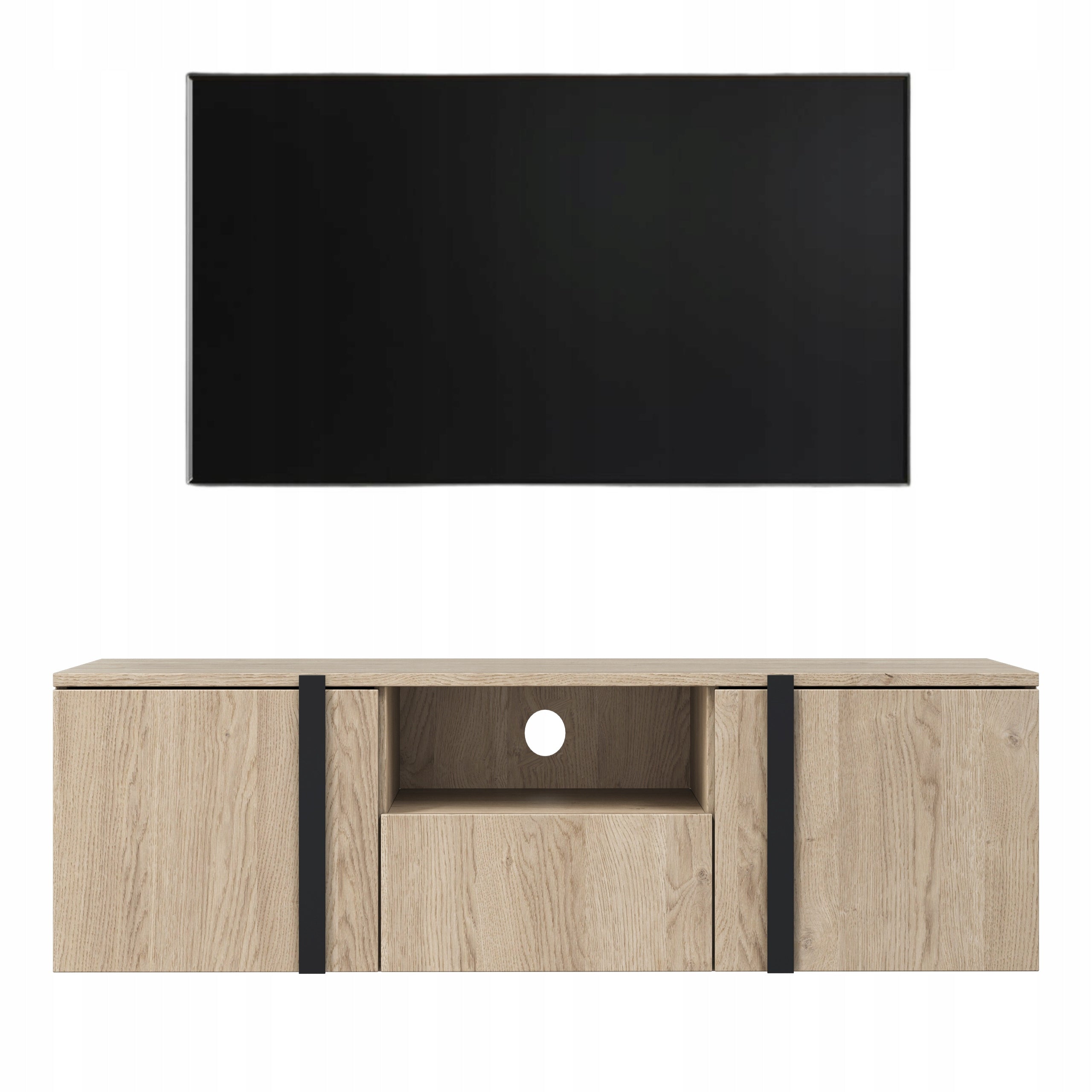 Fernsehtisch Bogart Verica 150, braun 