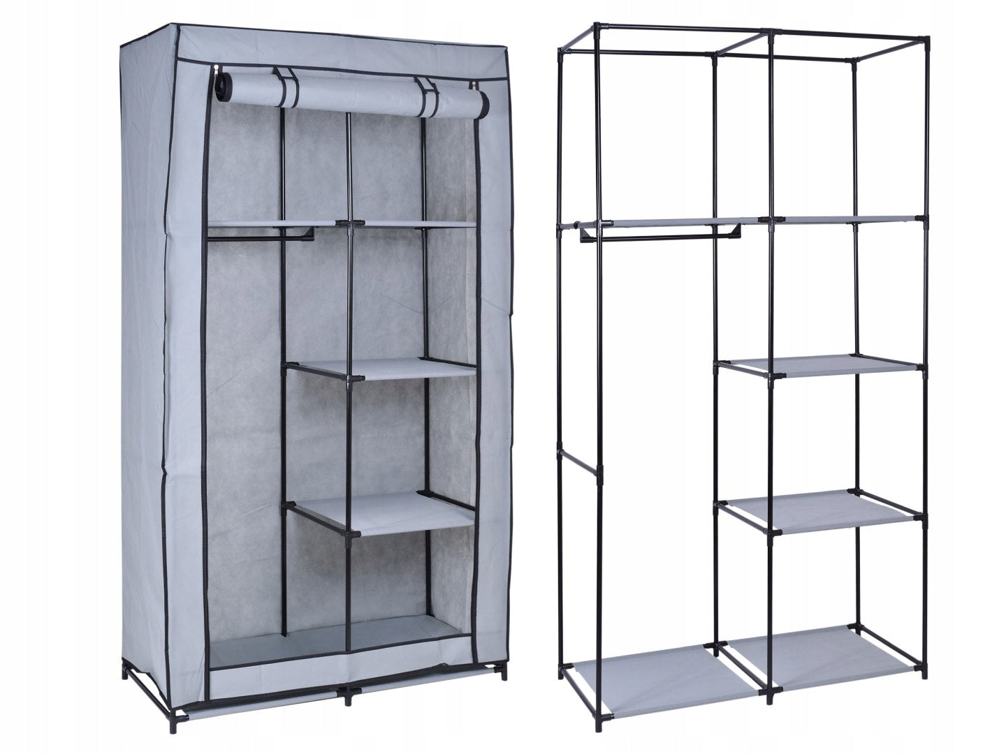 Schrank Mira, grau 