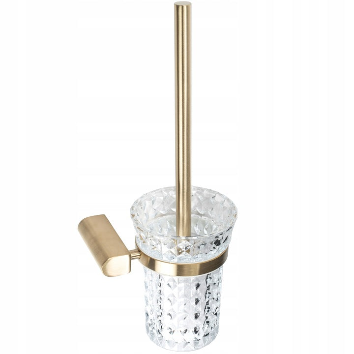 Polierte goldene Toilettenbürste 322229B 