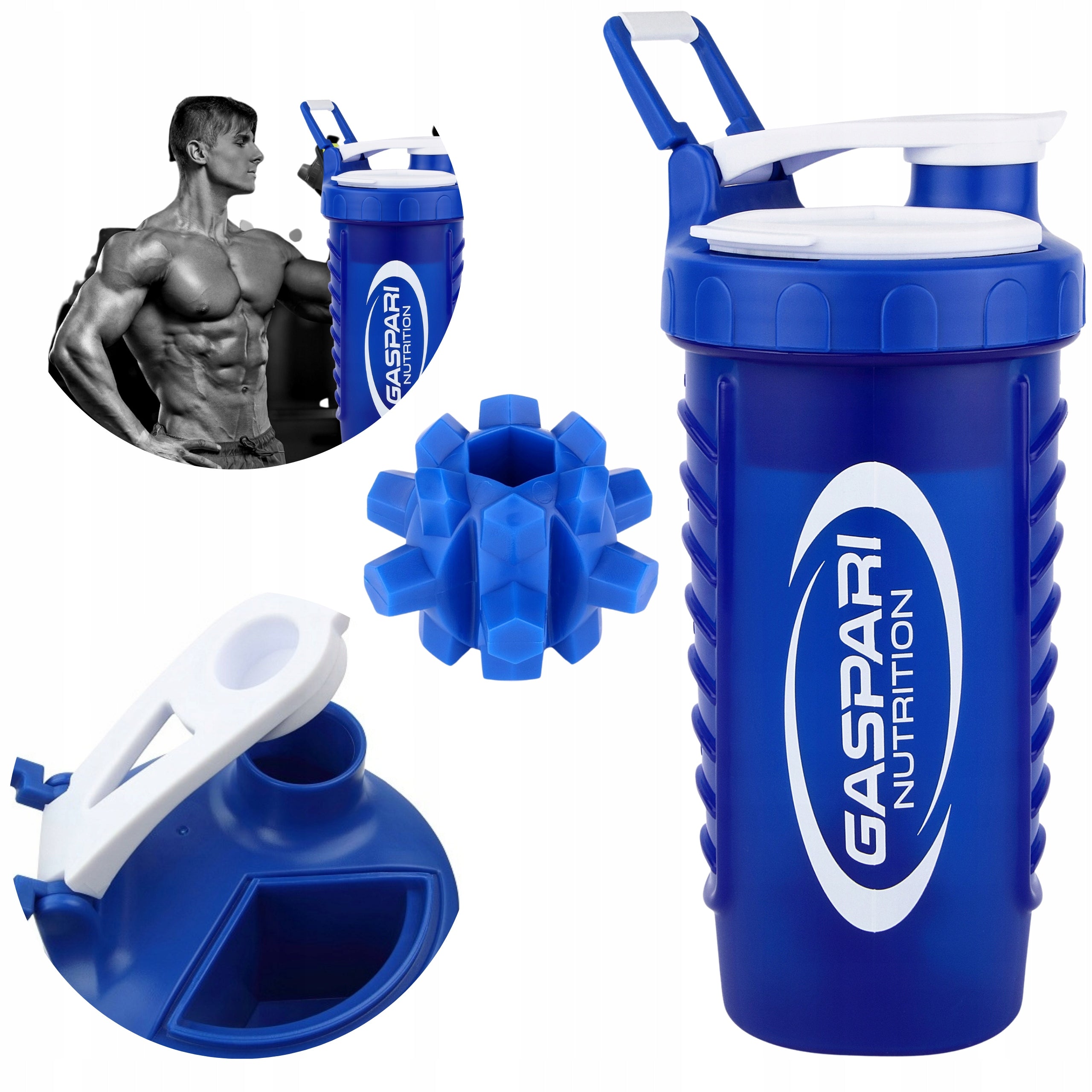 Gaspari Nutrition Shaker Crater Cap 770 ml. (Schläger) 