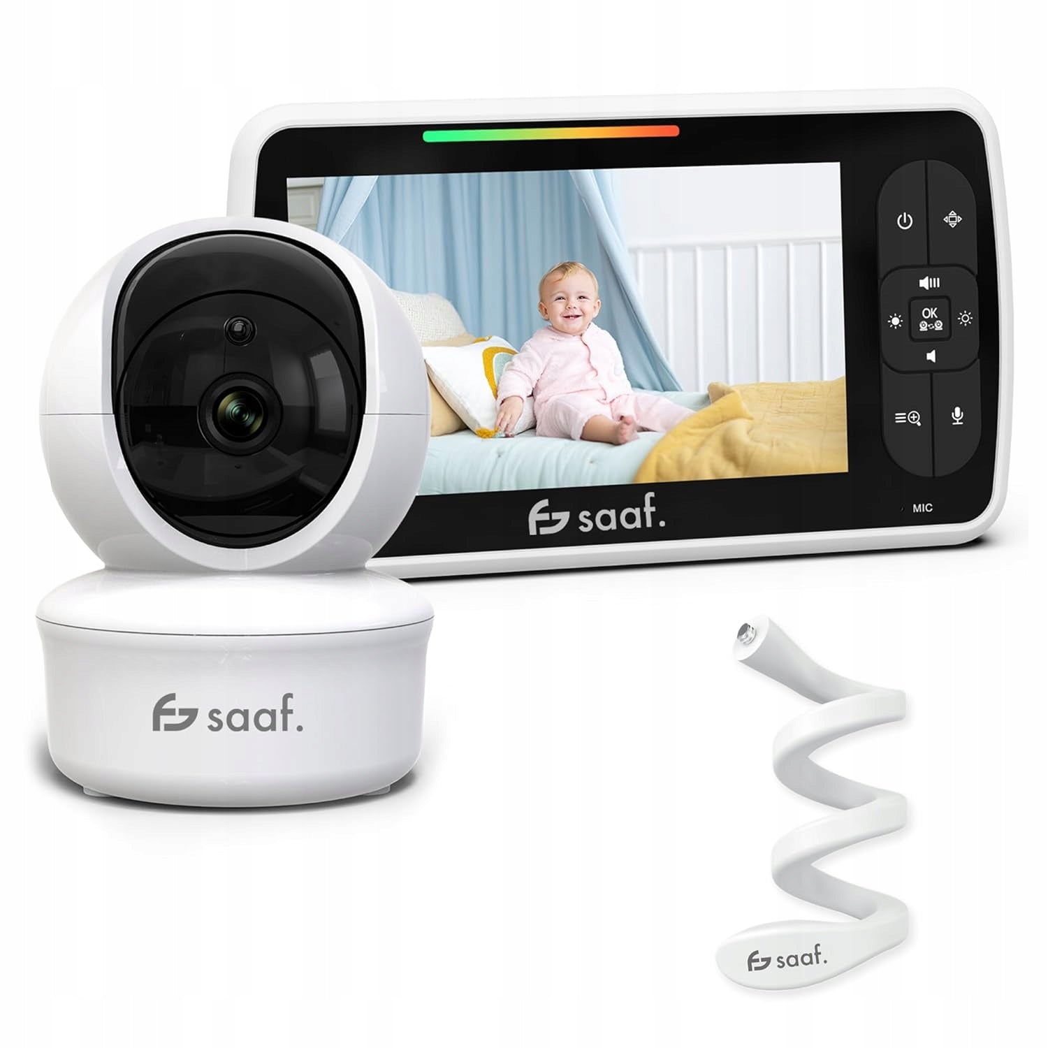 Saaf Nanny Electronic Camera 5” PTZ Night Vision