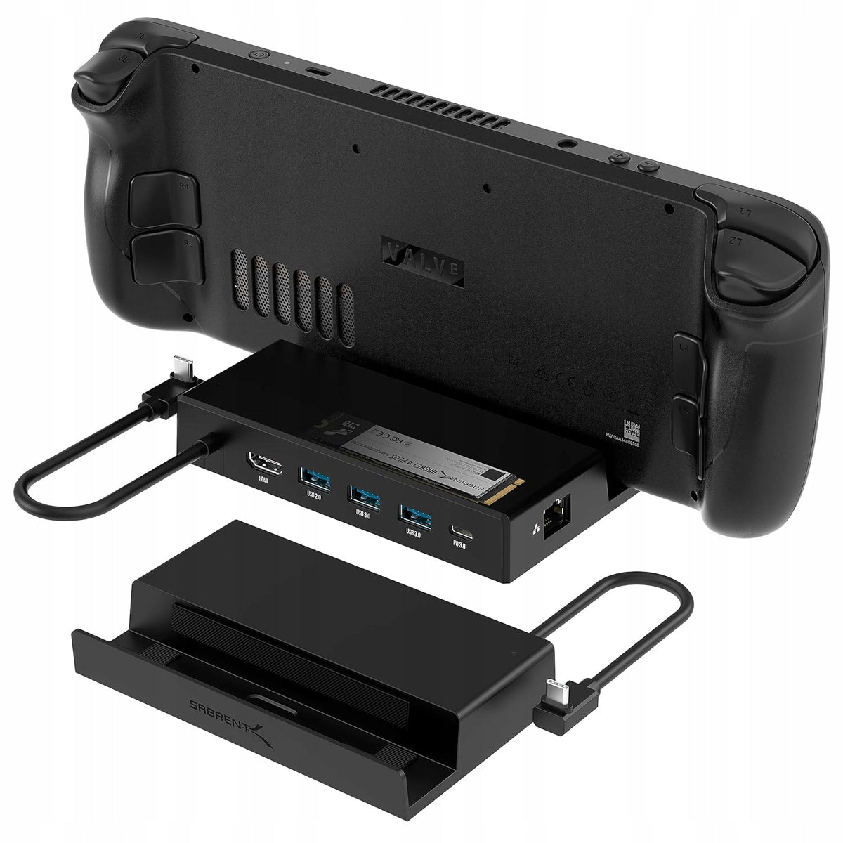 Sabrent USB-C 6-Port M.2 HDMI 4K Docking Station