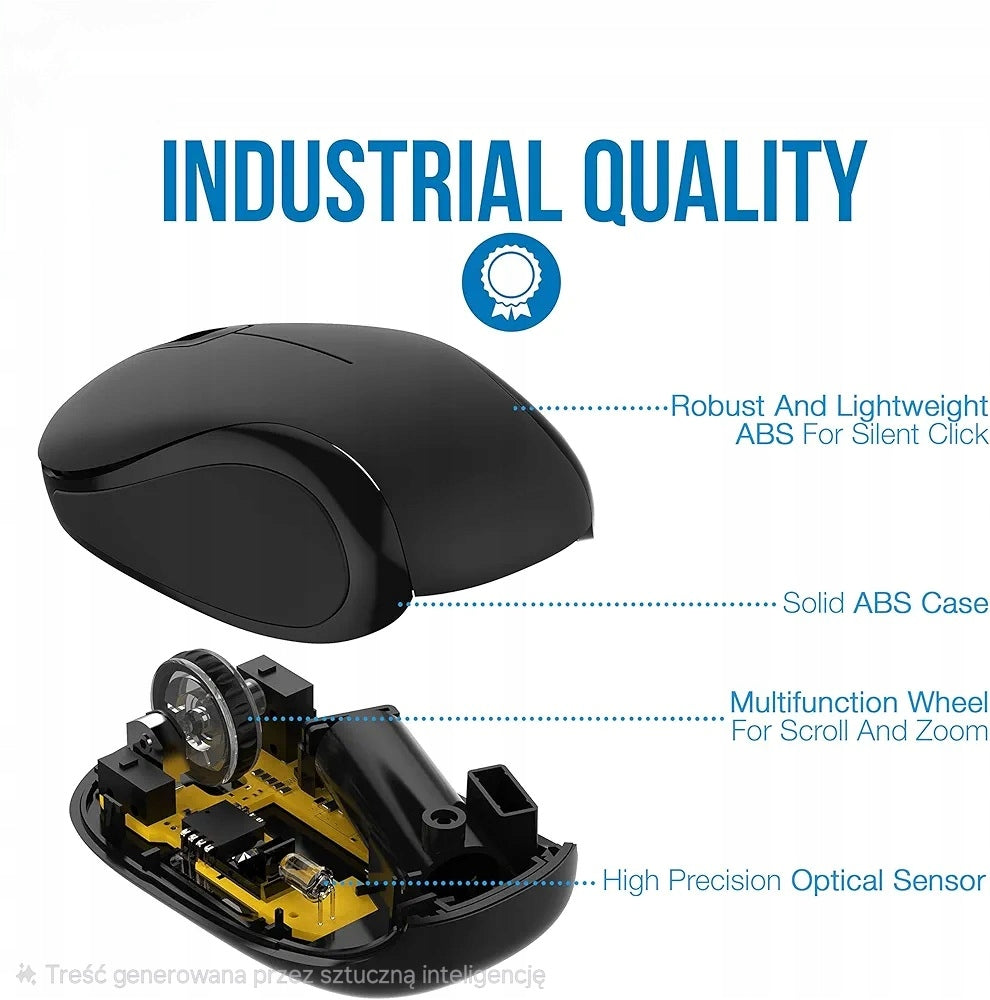Sabrent ms-wsml Wireless mouse, 2,4 GHz connection, computer mouse Manufacturer code Sabrent