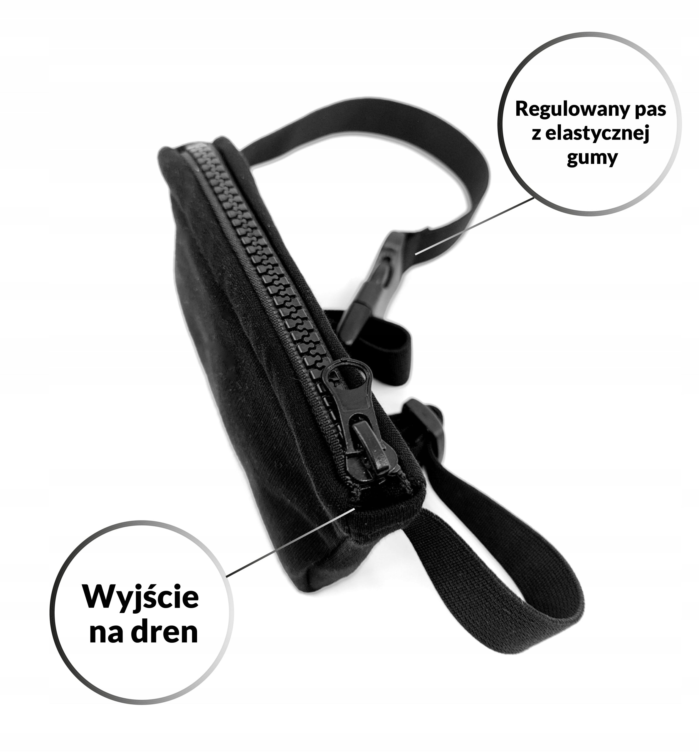 Sachet Insulin Pump Pouch - Black Packaging status original