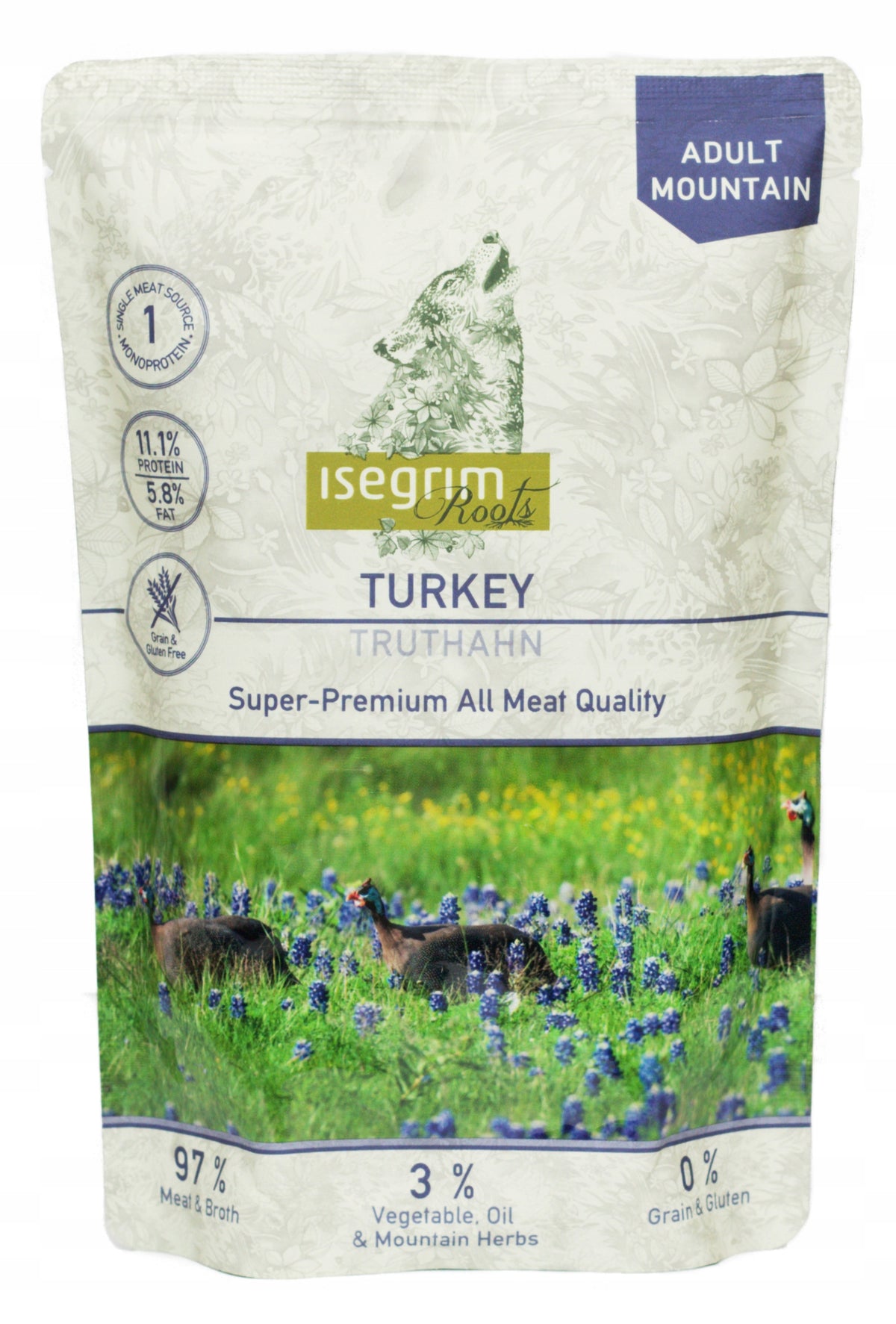 Sachet Isegrim TURKEY Turkey 410g for dogs